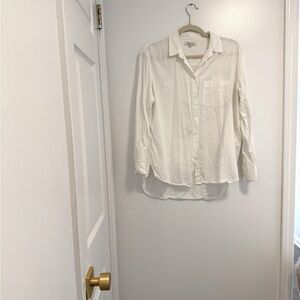Madewell Boyfriend Button Down White Small
